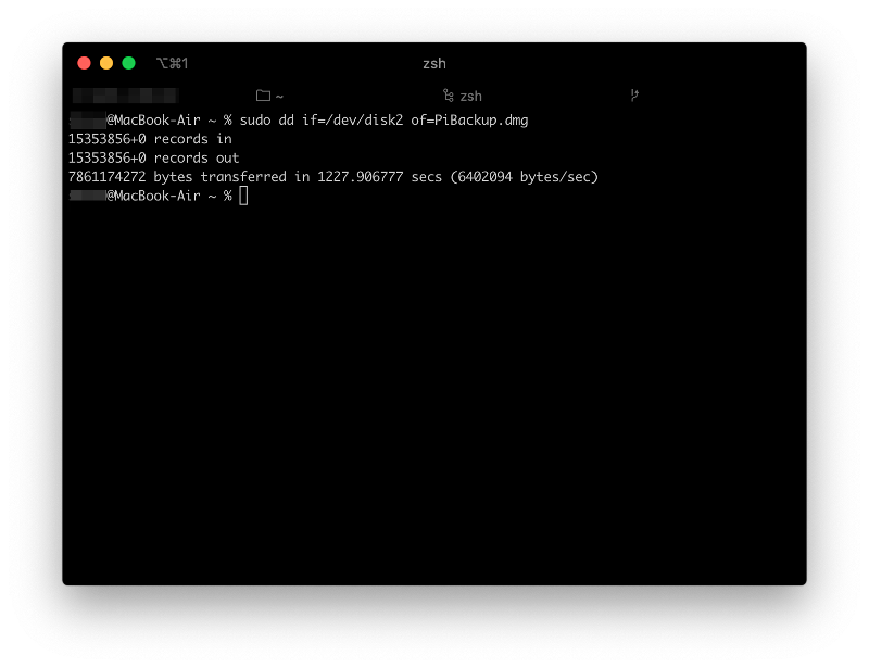 Create a backup